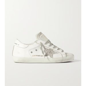 ISO!! golden goose superstar crystal embellished leather & suede sneaker size 36